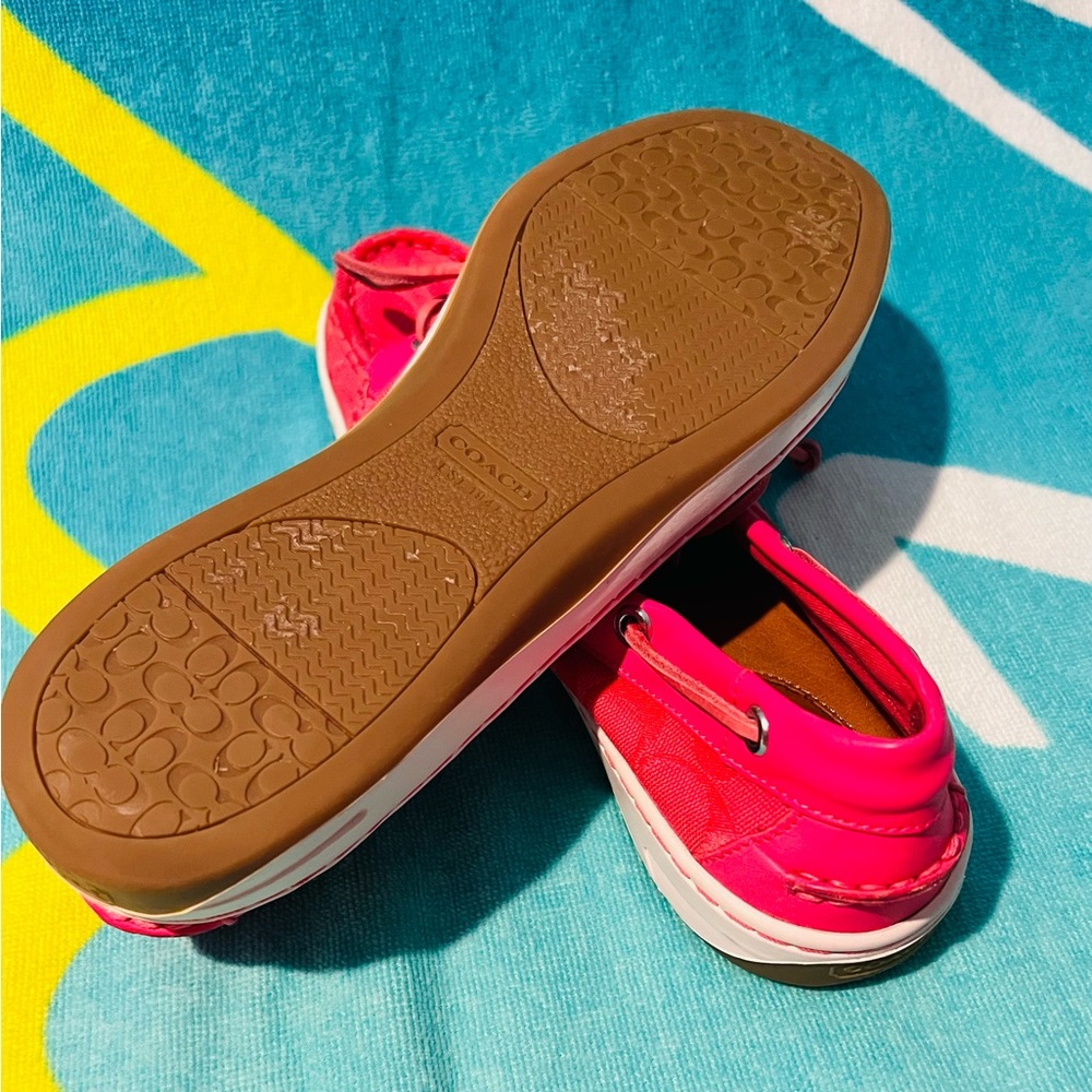 Coach Rainey Pink Loafer Sz-9.5, Pre-owned - Picture 4 of 5